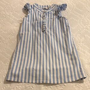 Vineyard Vines Blue and White Striped Kids Dress